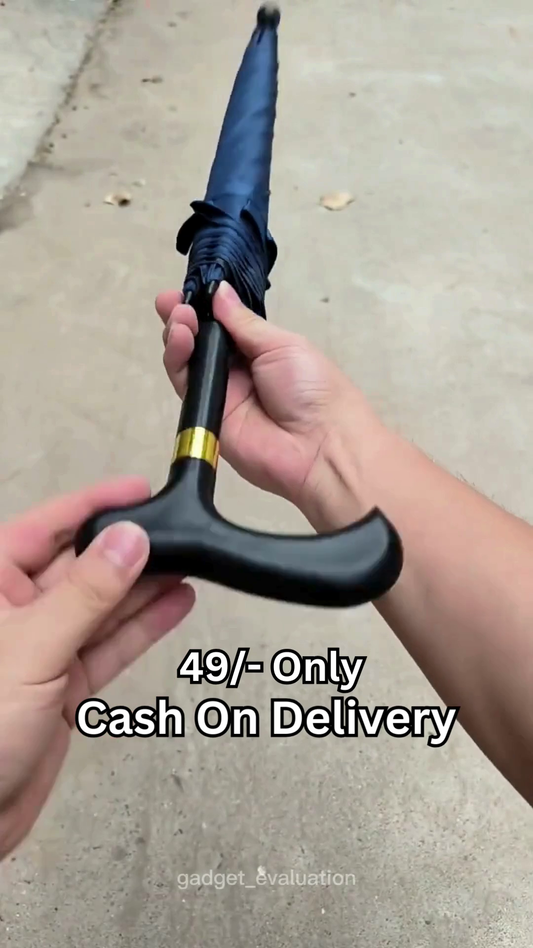 3-in-1 Walking Stick Umbrella – Sturdy Cane Handle with Rain Protection