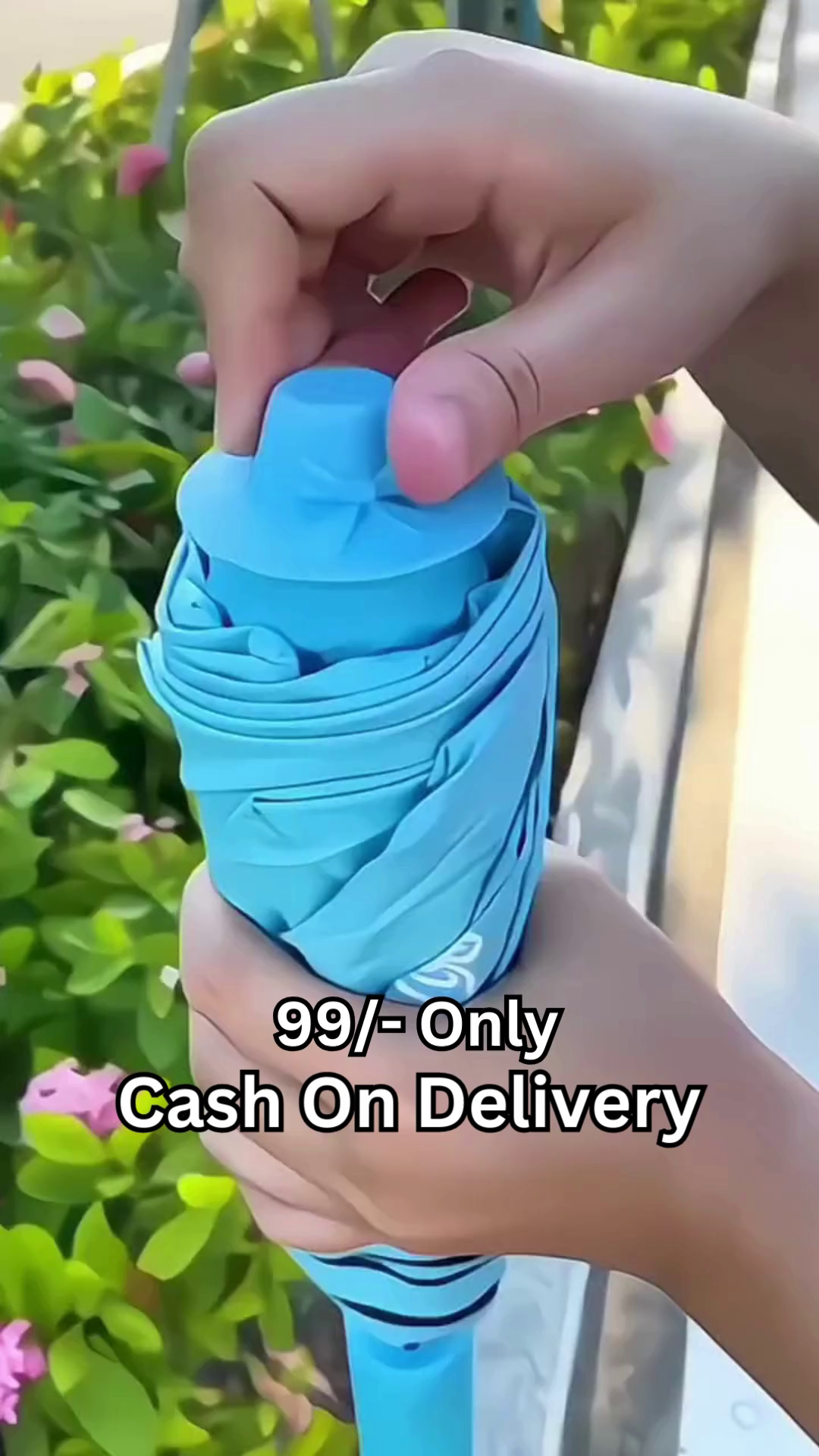 Windproof Reverse Folding Umbrella – Compact, UV-Proof & Drip-Free Design