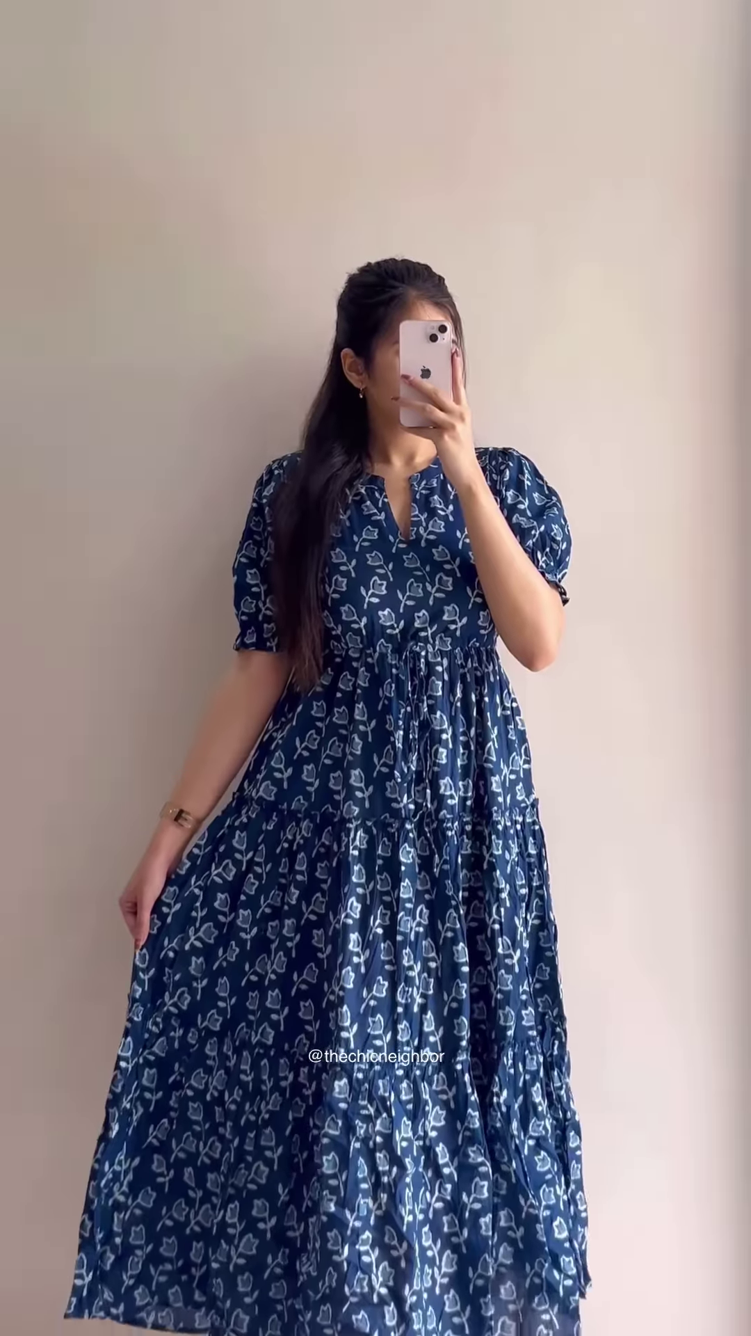 Elegant Printed Tiered Dress for Women – Stylish Maroon & White Midi Dress – Available in 6 Colors