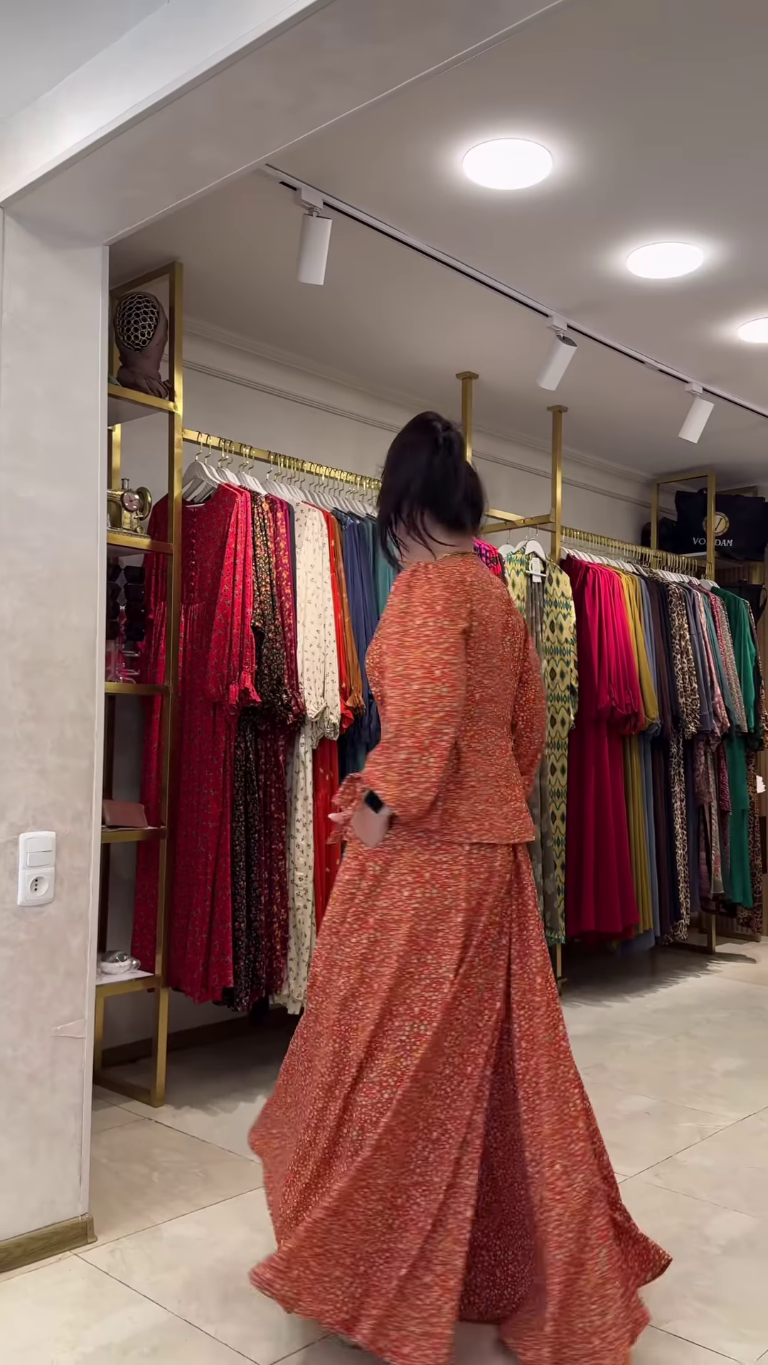 Women’s Red Floral Printed Co-Ord Set – Long-Sleeve Top with Wide-Leg Trousers for Casual Ethnicwear