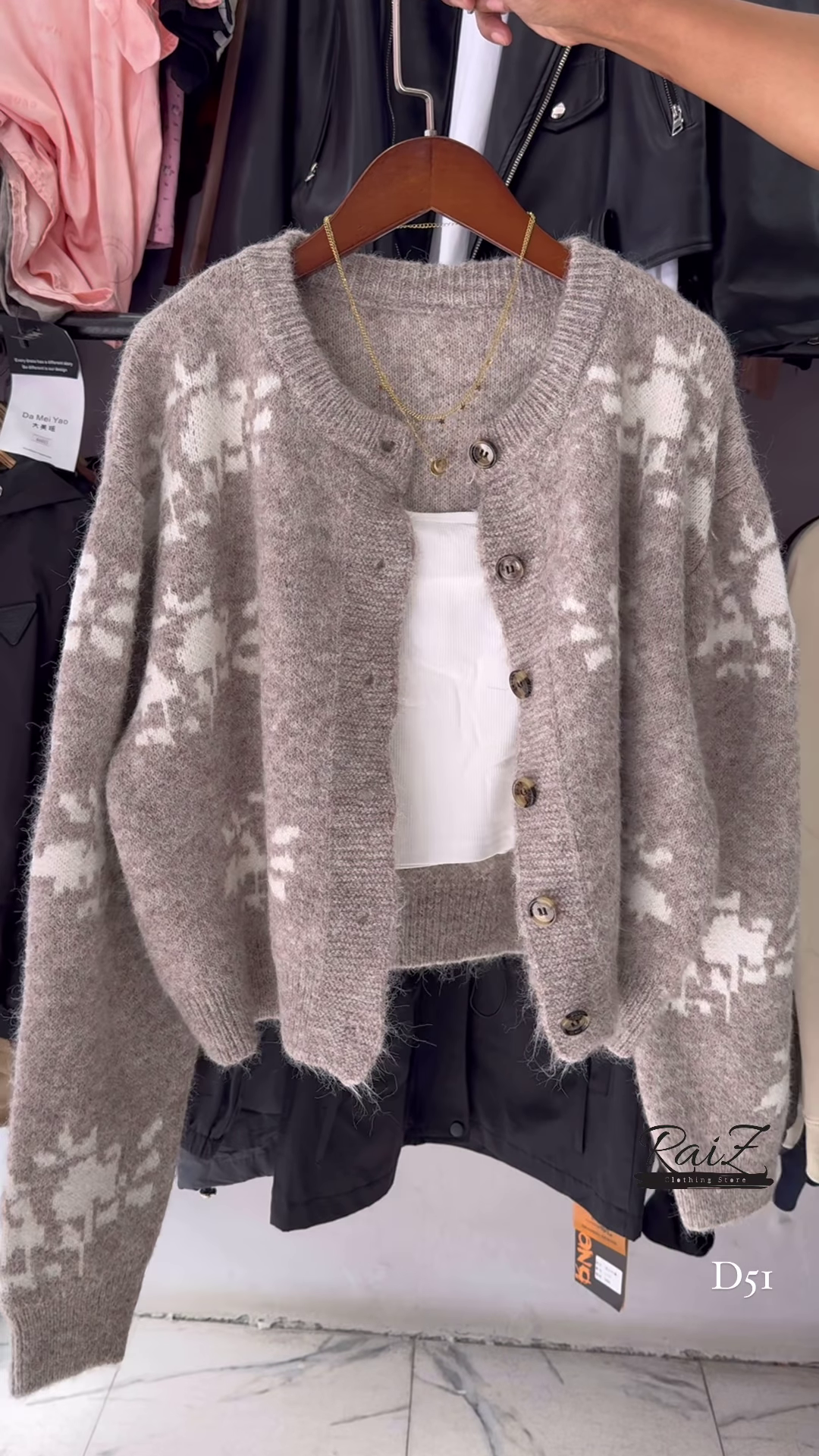 Fuzzy Nordic Button Cardigan – Ultra‑Cozy, Winter‑Chic Layers ❄️🧶