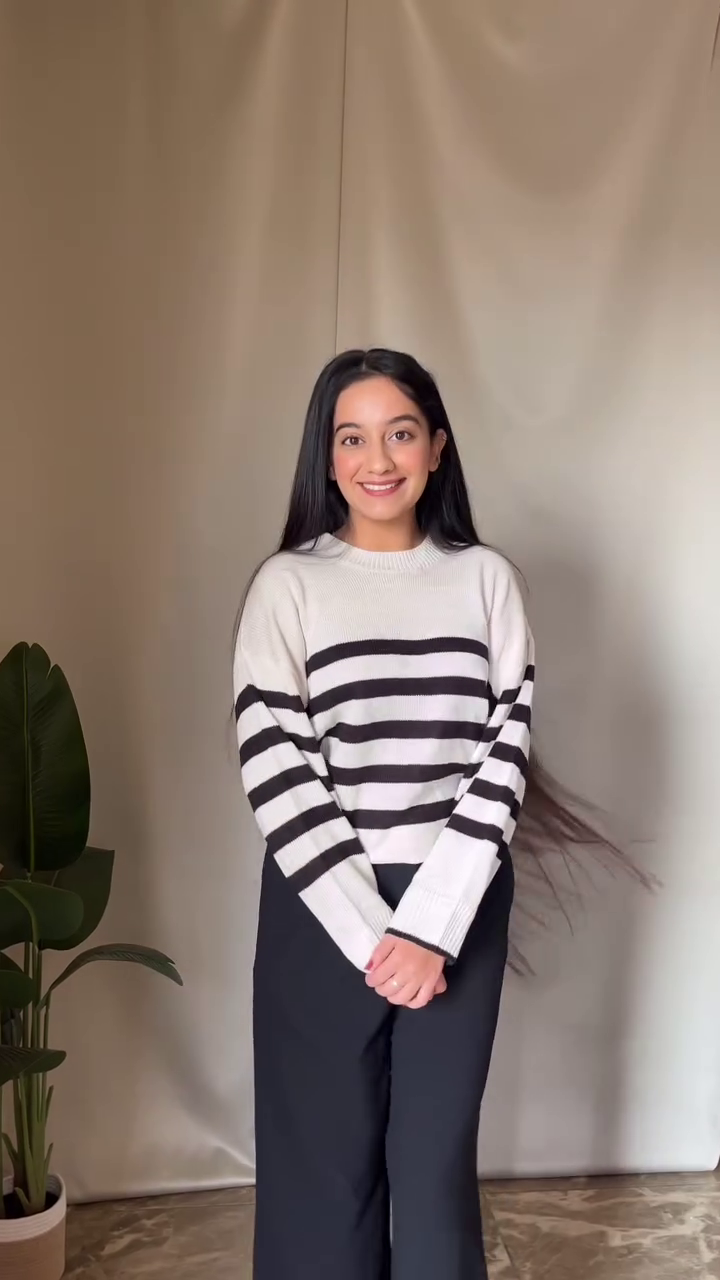 Everyday Knitwear Combos 🧶🌿 – Floral, Varsity & Stripe Variants