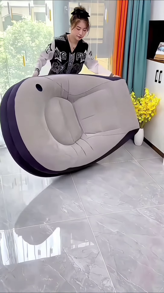 Easy Inflation of Portable Inflatable Furniture