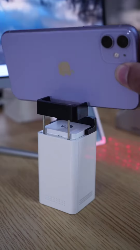 Virtual Laser Keyboard Projector: Portable Smartphone Compatible Bluetooth Projection Keyboard with LED Display