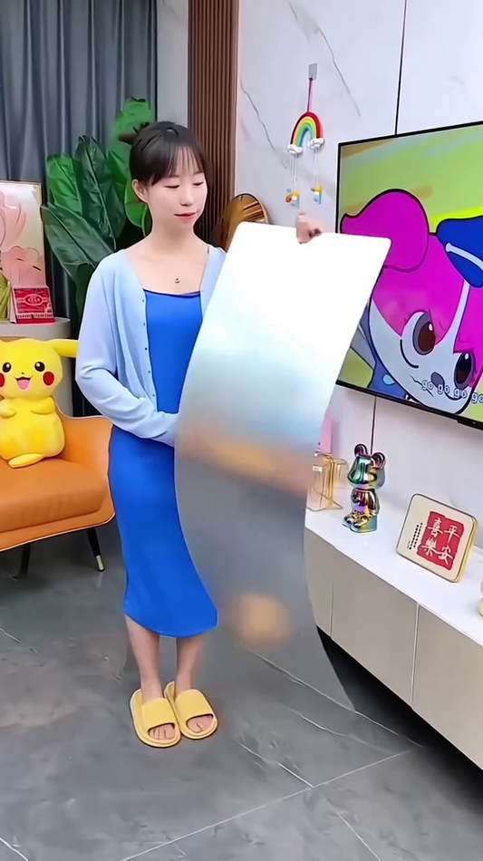 πͺ Peel & Stick Acrylic Mirror Sticker β Sleek, Safe, Stylish! β¨π‘