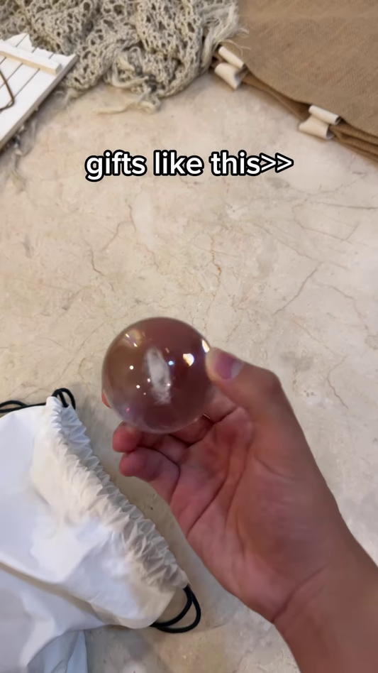 Glowing Crystal Ball Night Lights with 3D Space Designs - Planets and Galaxy