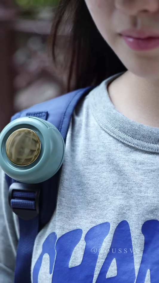 Portable Clip-On Mini Fan for Hat Brim – Rechargeable Personal Cooling