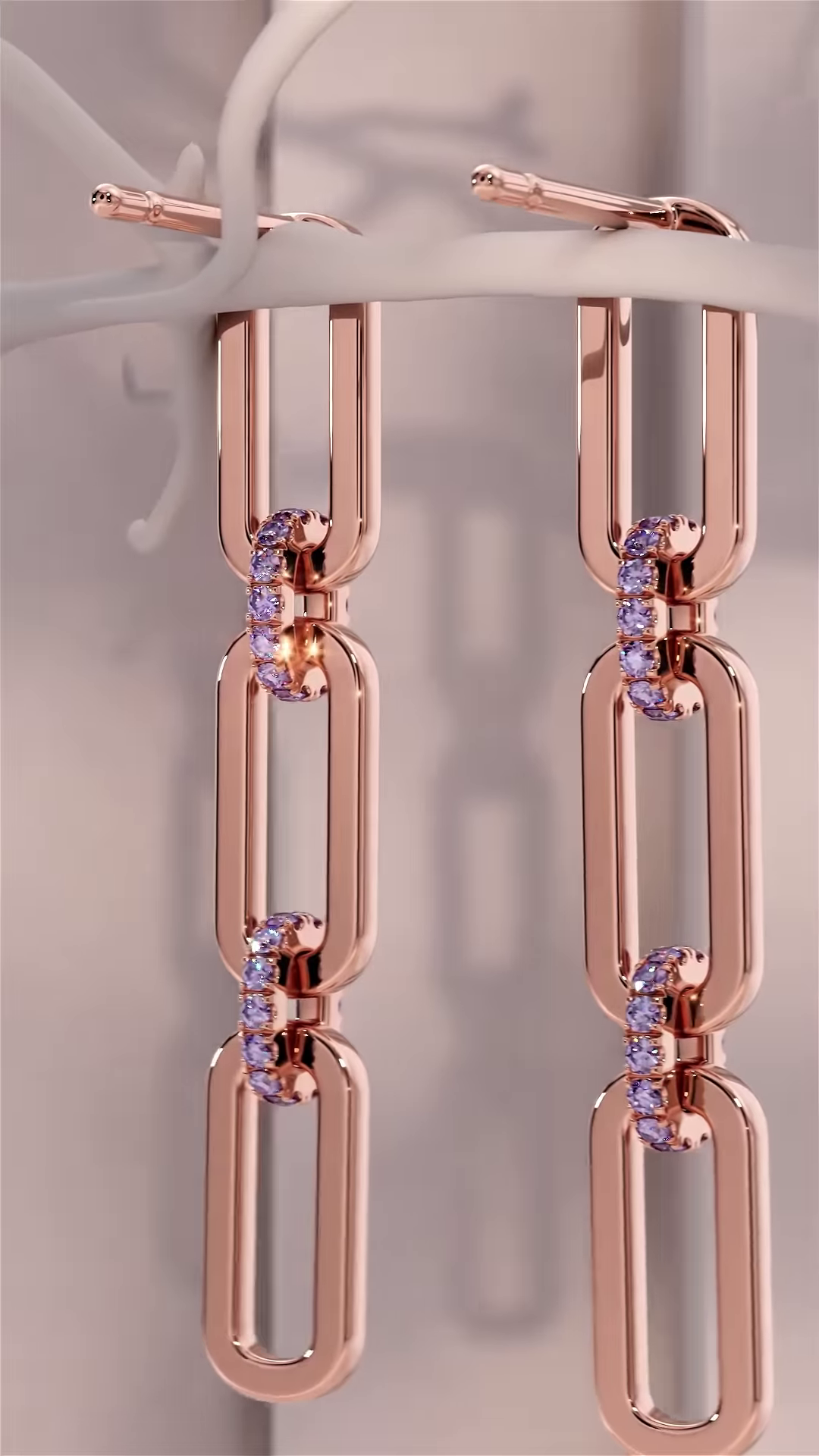 Elegant Gold-Toned Ring with Blue Gemstone Floral Design