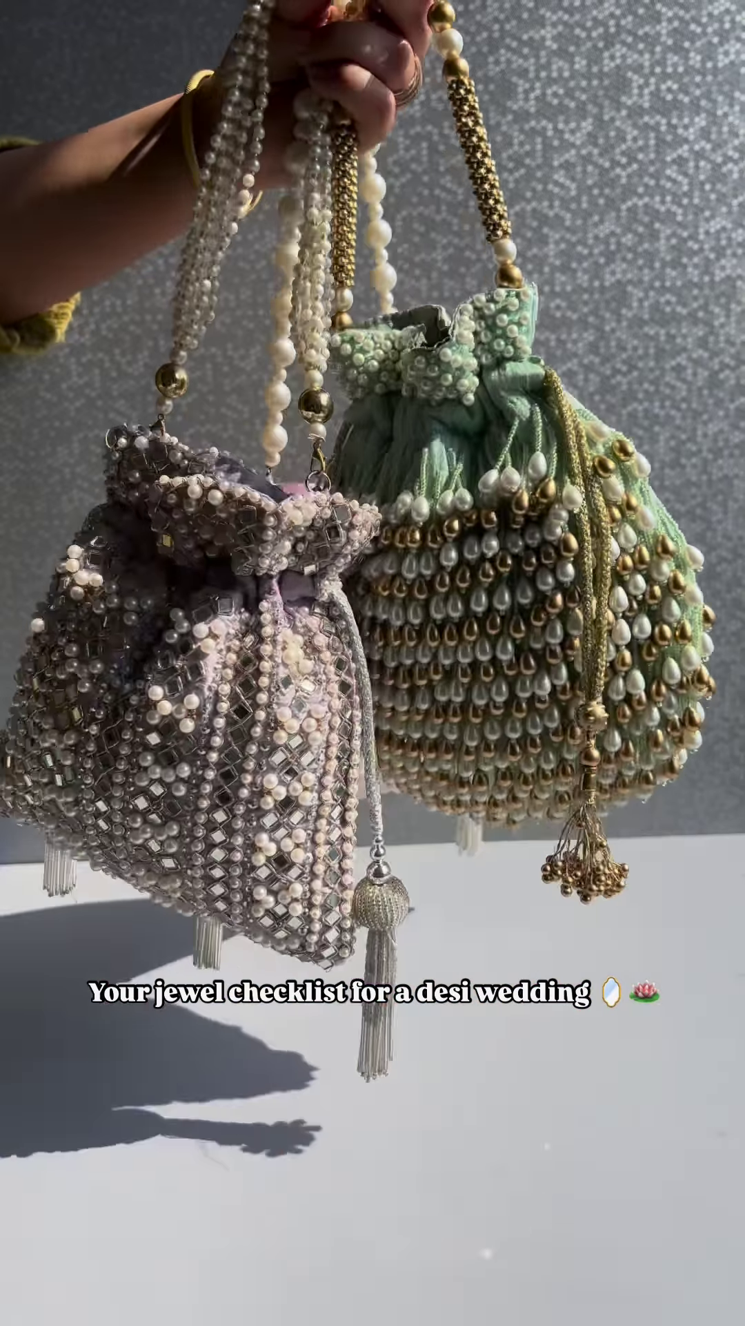 Exquisite Bridal Gold-Toned Multi-Tiered Hanging Adornments with Dangle Beads and Leaf Accents