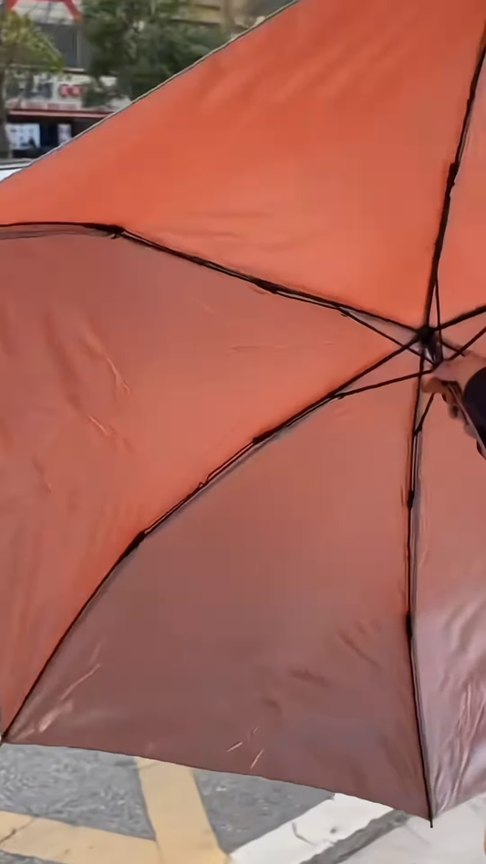 Cute Carrot Design Compact Folding Umbrella with Protective Case – Fun and Functional Rain Gear
