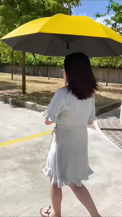 Innovative UV-Protection Umbrella with Built-In Fan and Mesh Canopy – Ultimate Cooling Shade for Summer