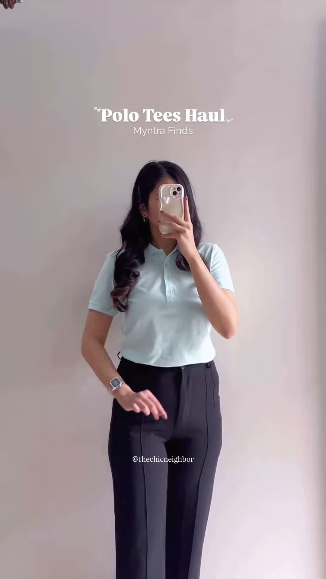 Navy Polo T-Shirt with White Pants – Smart Casual Streetwear Haul Look