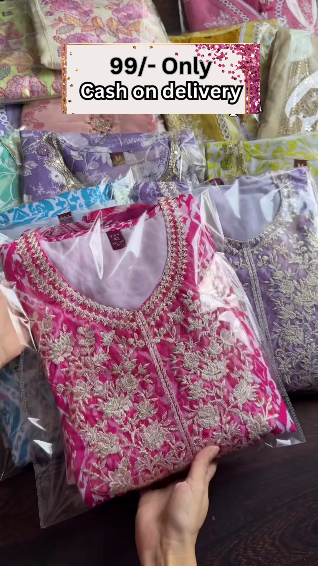 Packaged Women’s Embroidered Kurtis Assortment