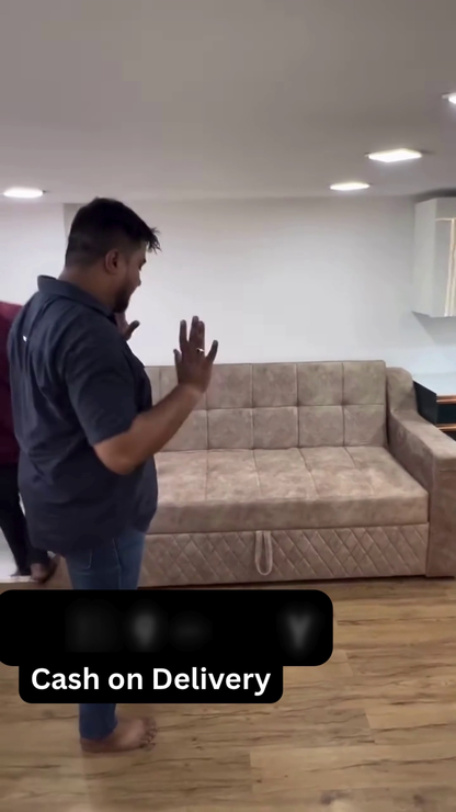 2-in-1 Convertible Sofa Bed 🛋️➡️🛏️ – Comfort Meets Functionality