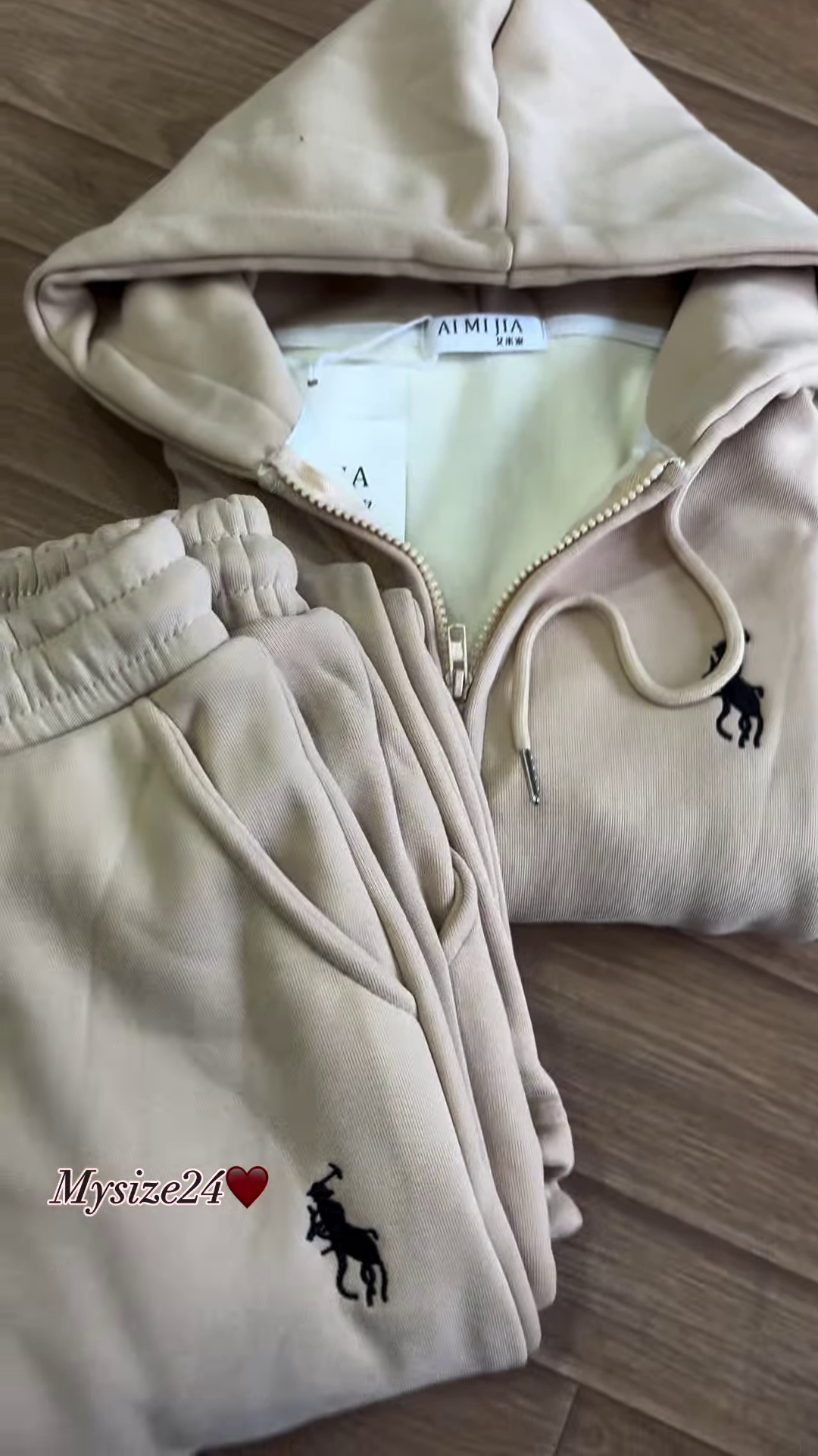 Zip-Up Hoodie & Jogger Co-ord Set 🔥 Available in Red, Beige & Brown