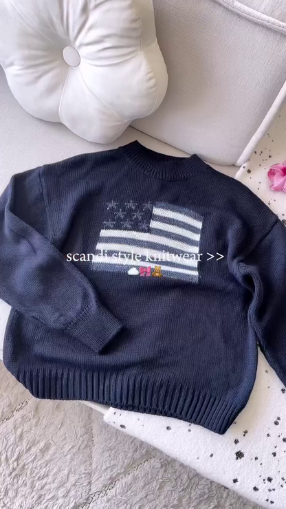 Scandi-Style Knitwear Stack 🧶 Ribbed Cardigans & Striped Sweaters – Pink, Grey, Navy & More