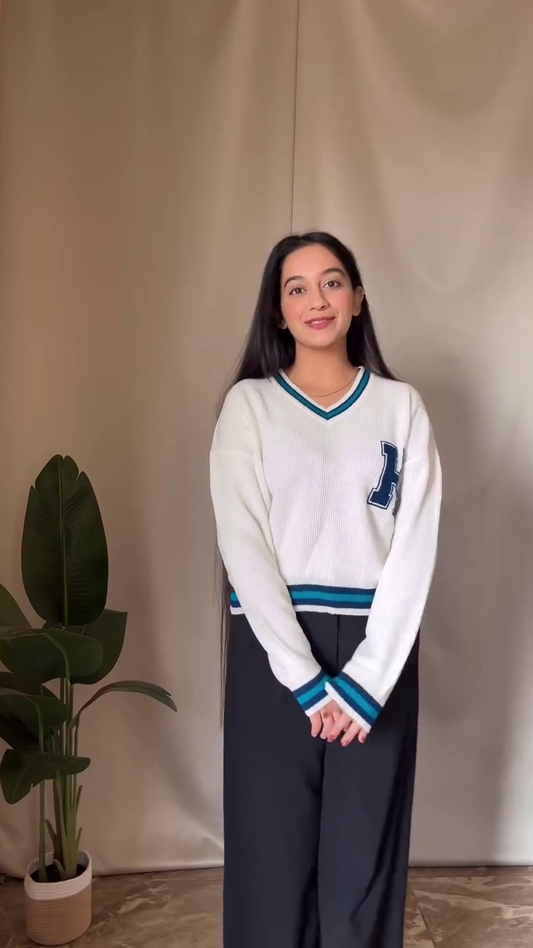 Everyday Knitwear Combos 🧶🌿 – Floral, Varsity & Stripe Variants