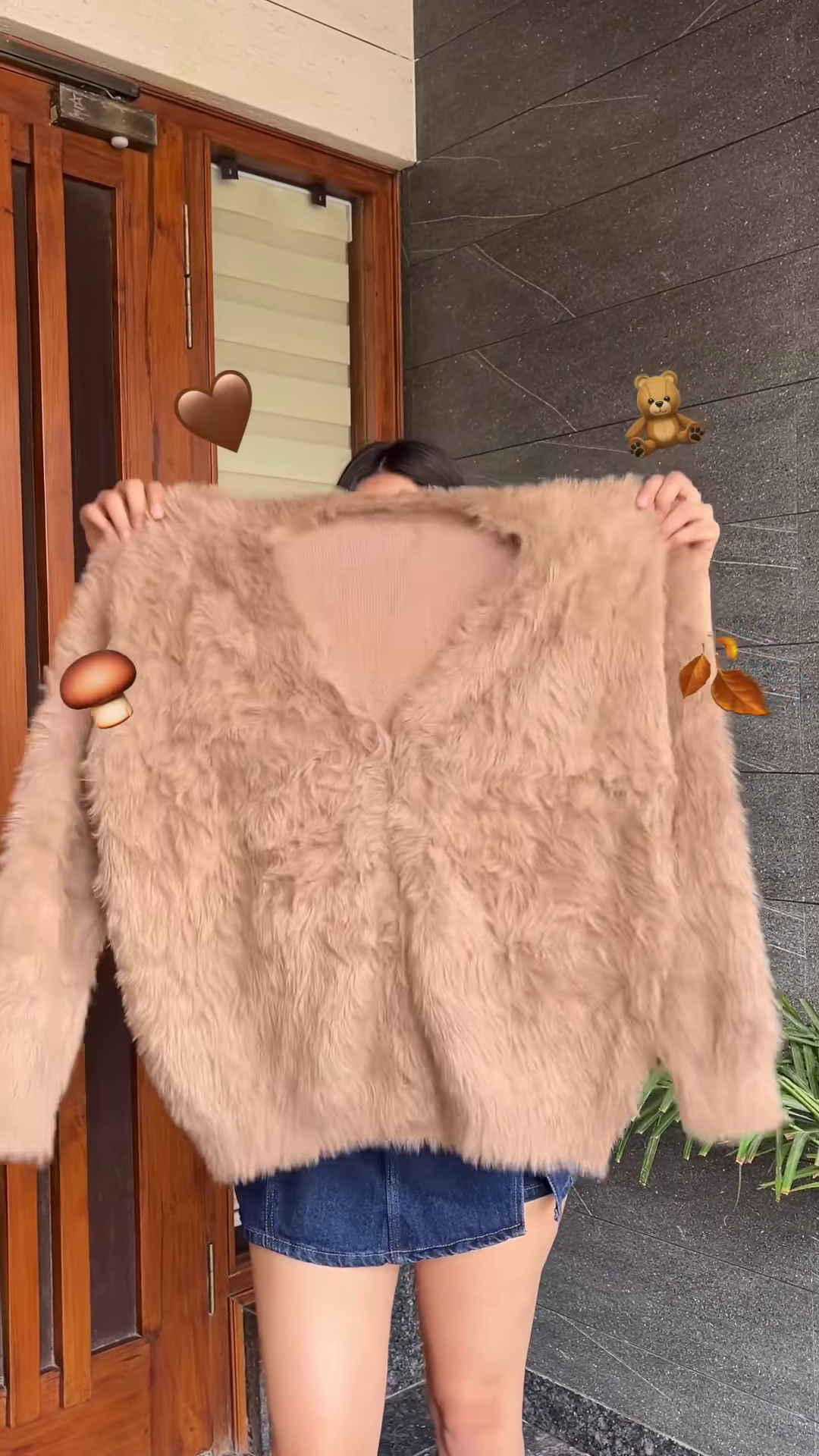 Whimsical Knitwear Collection 🍓🧶✨ – Strawberry, Furry Beige & Abstract Cream Variants