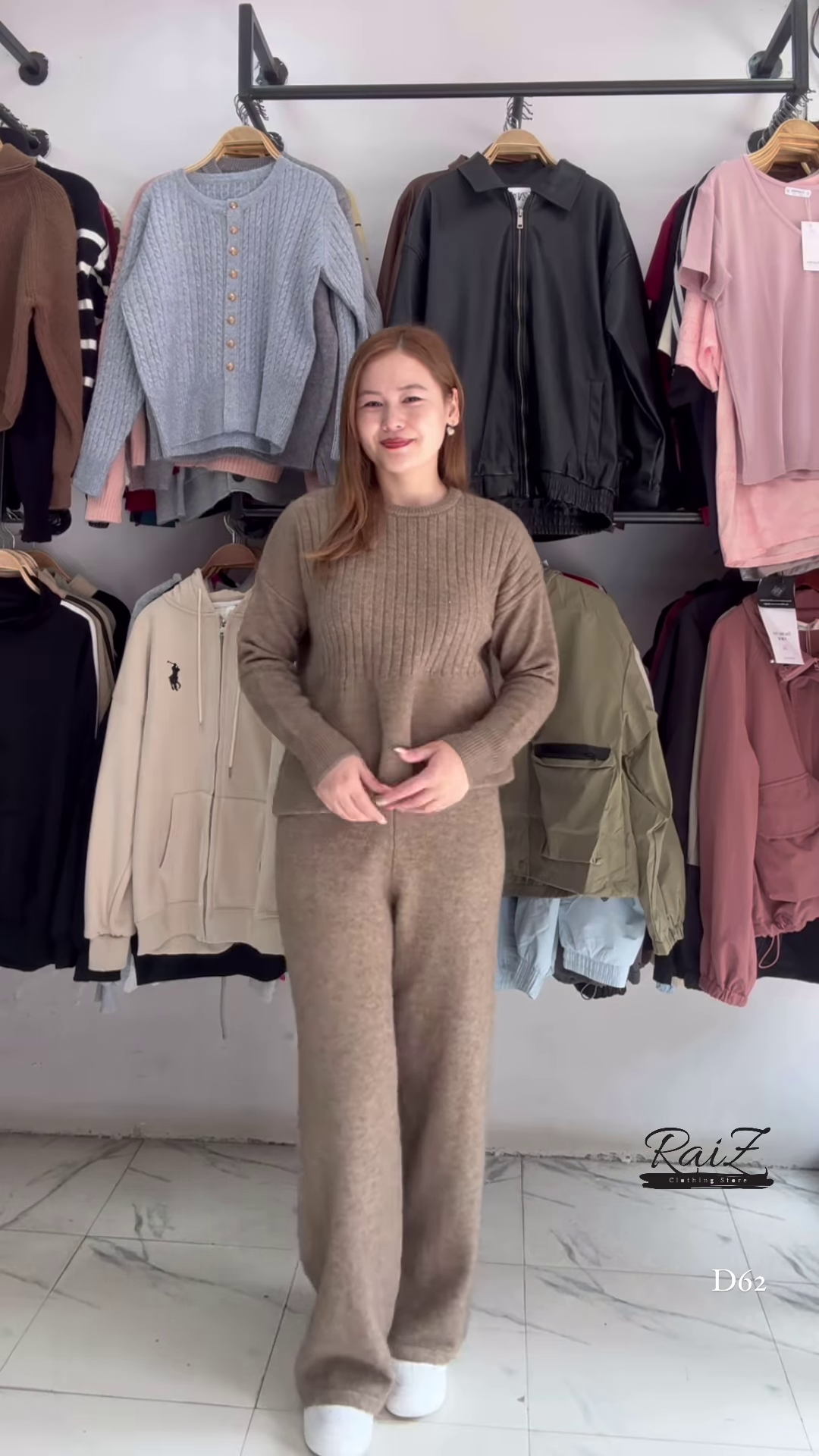 Solid Knit Co-ord Sets 🧶🖤 With Sweater & Matching Bottoms – Black, Red & Purple Variants