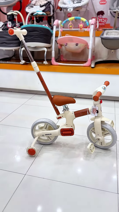 Versatile 4-in-1 Kids' Transformable Balance Bike and Tricycle