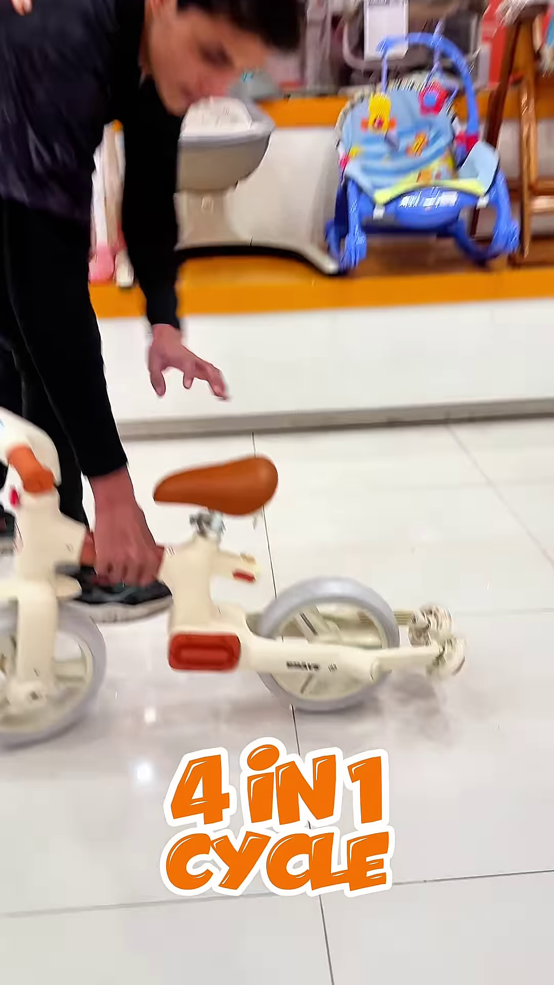 Versatile 4-in-1 Kids' Transformable Balance Bike and Tricycle