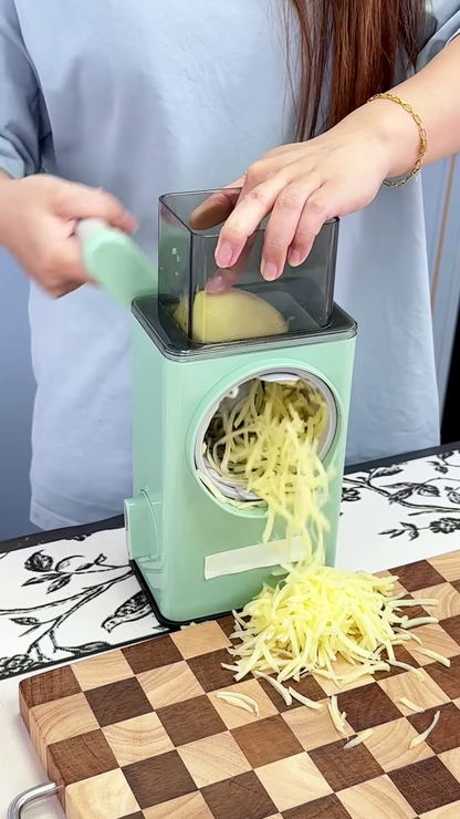 Safe Vertical Mandoline Vegetable Slicer with Container