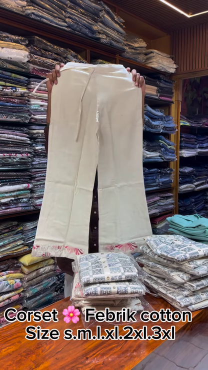 Floral Printed Cotton Corset Top for Women – Available in Multiple Sizes