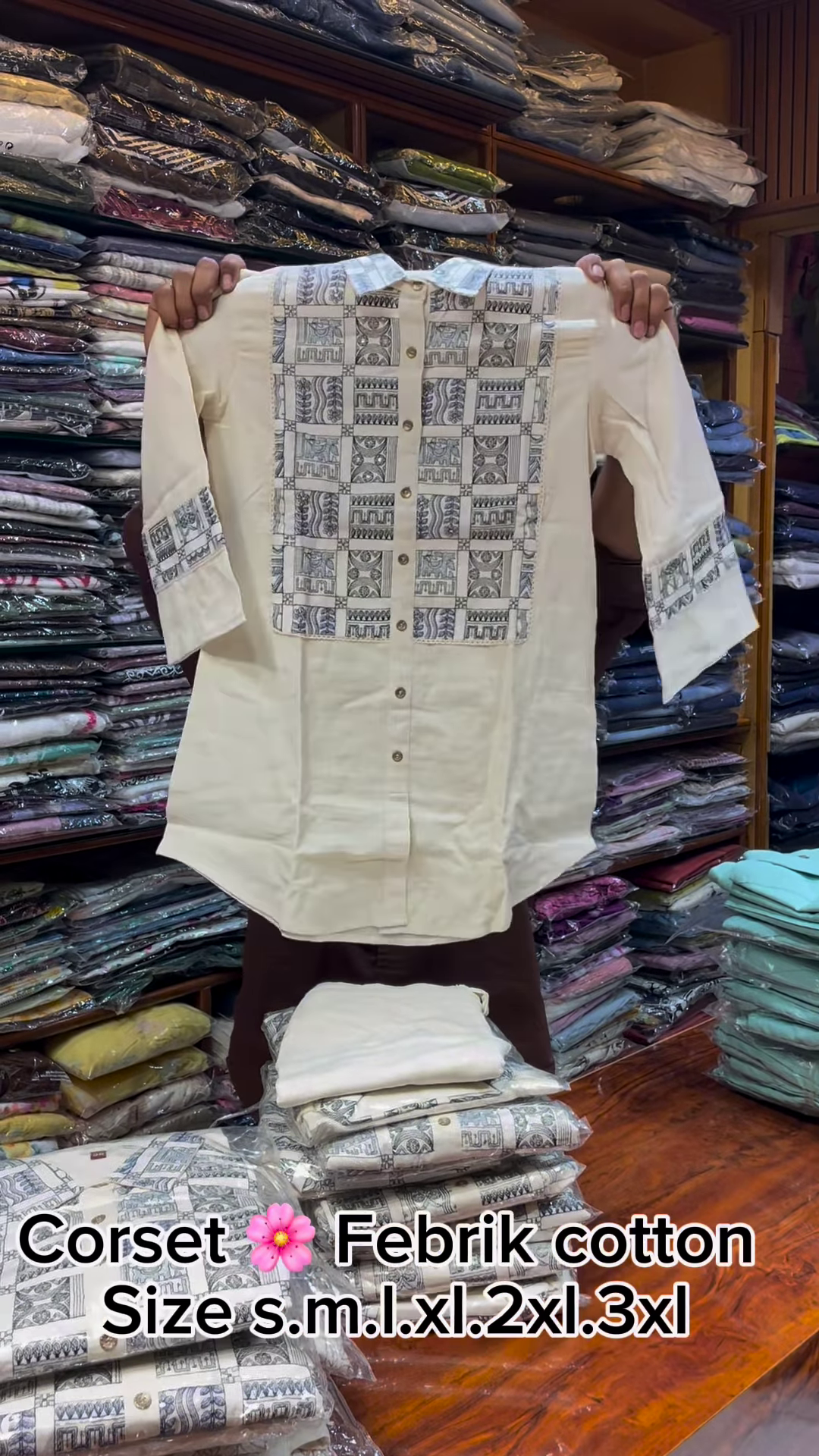 Floral Printed Cotton Corset Top for Women – Available in Multiple Sizes