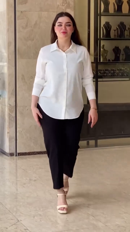 Effortless Chic: The Ultimate Oversized Button-Down Shirt