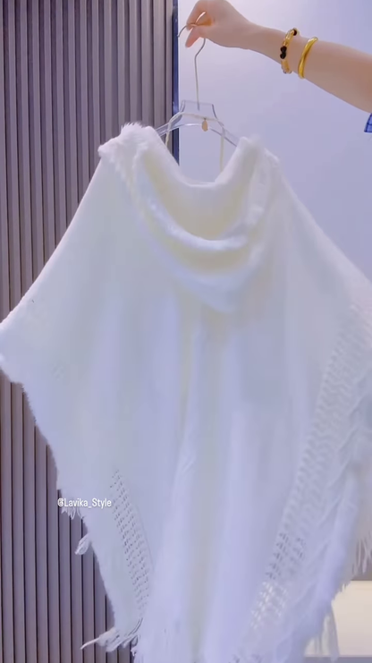 Bohemian Chic: The Ultimate Fringe Poncho Top