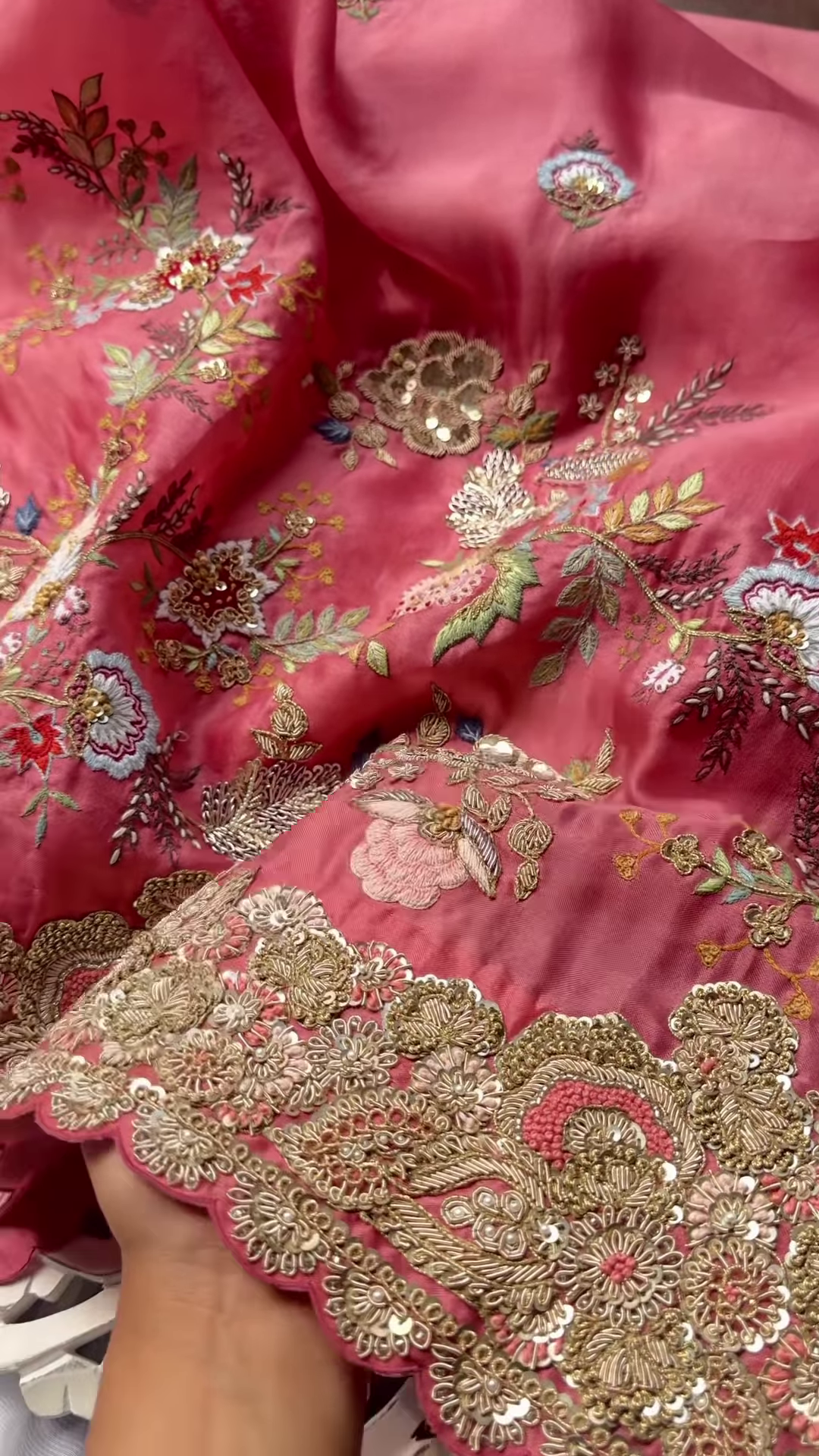 Assortment of Colorful Hand Block Printed Fabrics