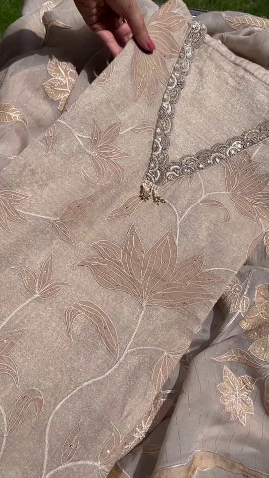 Kutch Handwork Embroidered Kurta with Mirror Work