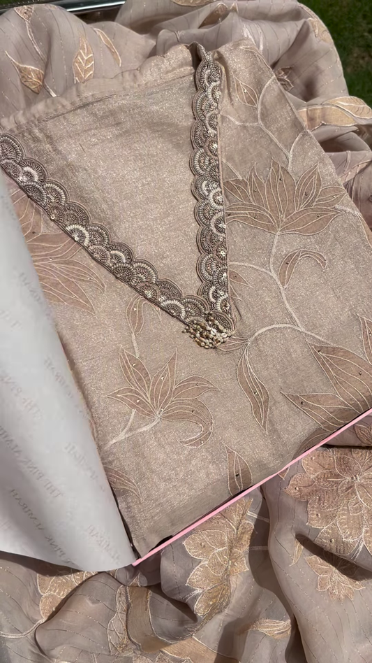 Kutch Handwork Embroidered Kurta with Mirror Work