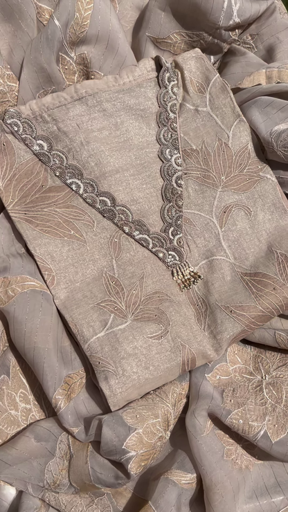 Kutch Handwork Embroidered Kurta with Mirror Work