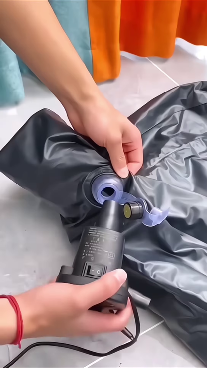 Easy Inflation of Portable Inflatable Furniture