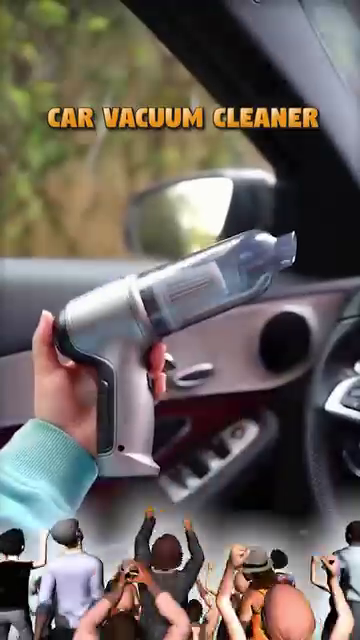 Powerful Portable Handheld Car Vacuum Cleaner – Cordless, Lightweight & High-Suction for Deep Interior Cleaning