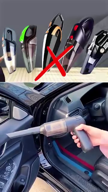 Powerful Portable Handheld Car Vacuum Cleaner – Cordless, Lightweight & High-Suction for Deep Interior Cleaning