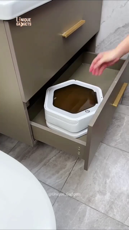 “Compact Portable Mini Washing Machine – Hexagonal Space-Saving Laundry Solution for Apartments, Dorms and RVs”