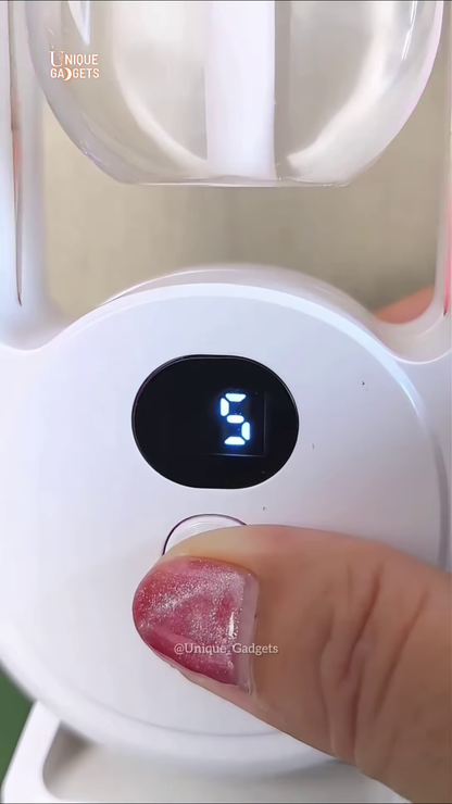 Modern Arch LED Humidifier: Compact Ultrasonic Cool Mist Diffuser for Home and Office