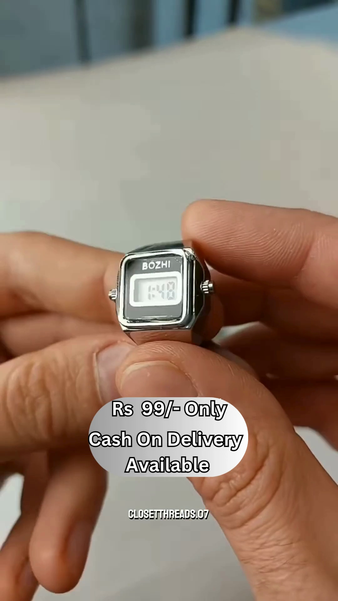 Vintage-Inspired Mini Watch Rings – Dual Design Statement Piece