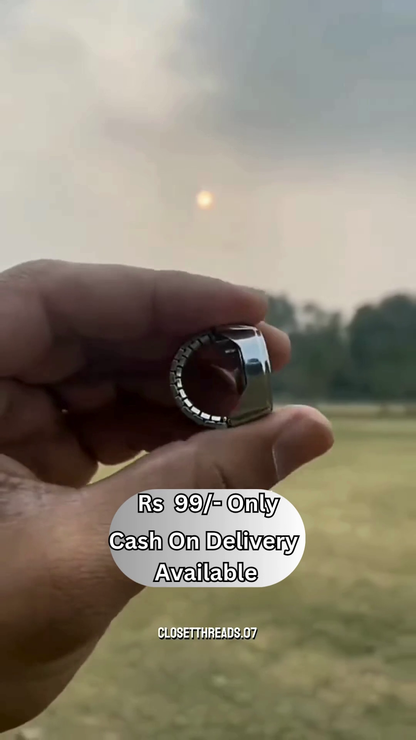 Vintage-Inspired Mini Watch Rings – Dual Design Statement Piece