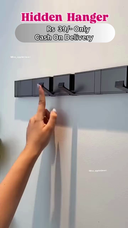 Hidden Folding Wall Hanger – Space-Saving Minimalist Hook