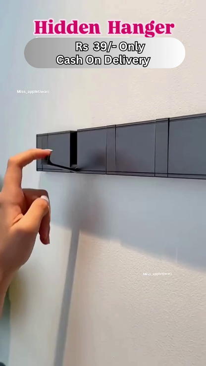 Hidden Folding Wall Hanger – Space-Saving Minimalist Hook