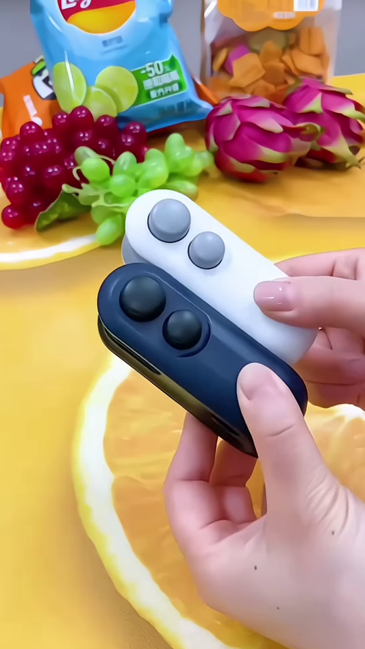 Portable Mini Heat Sealer – Reseal Bags in Seconds for Freshness On-the-Go