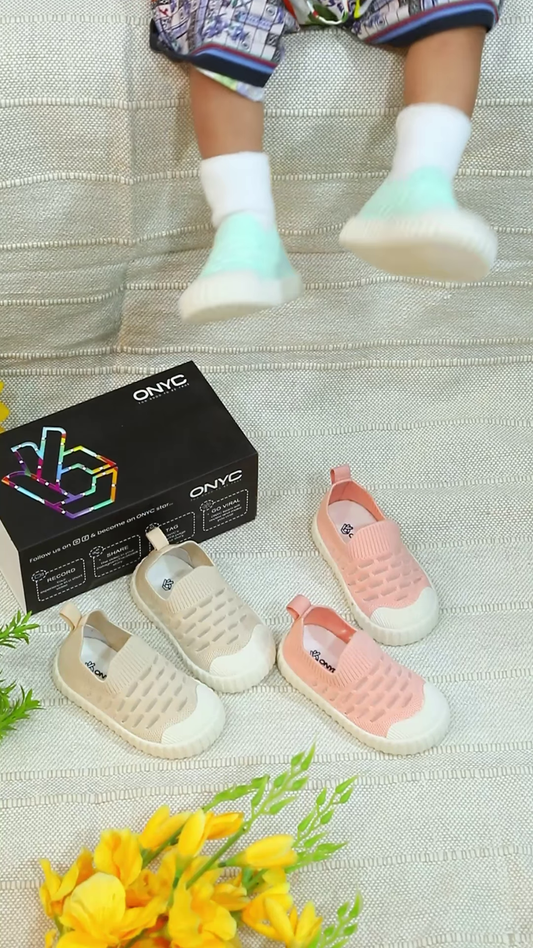 👶💚 Easy-On Baby Knit Sneakers – Soft, Stretchy, and Oh-So-Comfy!