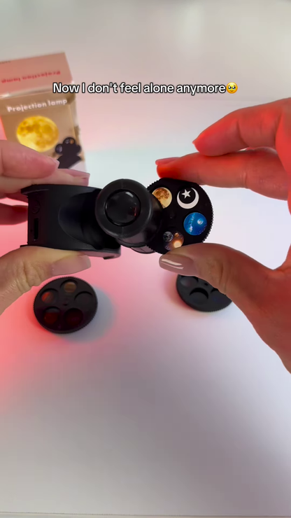 Mini Portable Pattern Projector Lamp – Decorative Night Light with Interchangeable Slides