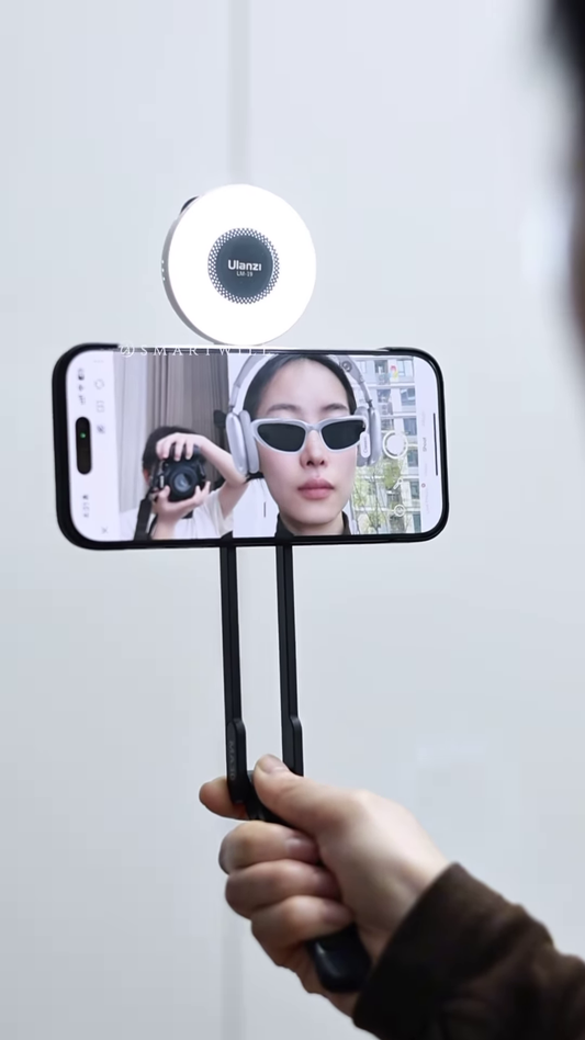 Adjustable Portable Phone Stand – Lightweight Tripod Holder for Smartphones and Mini Tablets