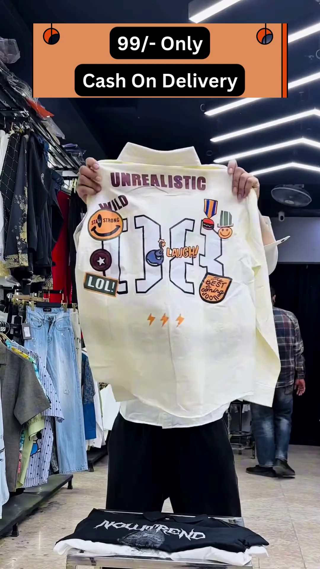 Trendy Cartoon Bear Printed Shirt – Casual Short Sleeve Button-Up for Men and Women