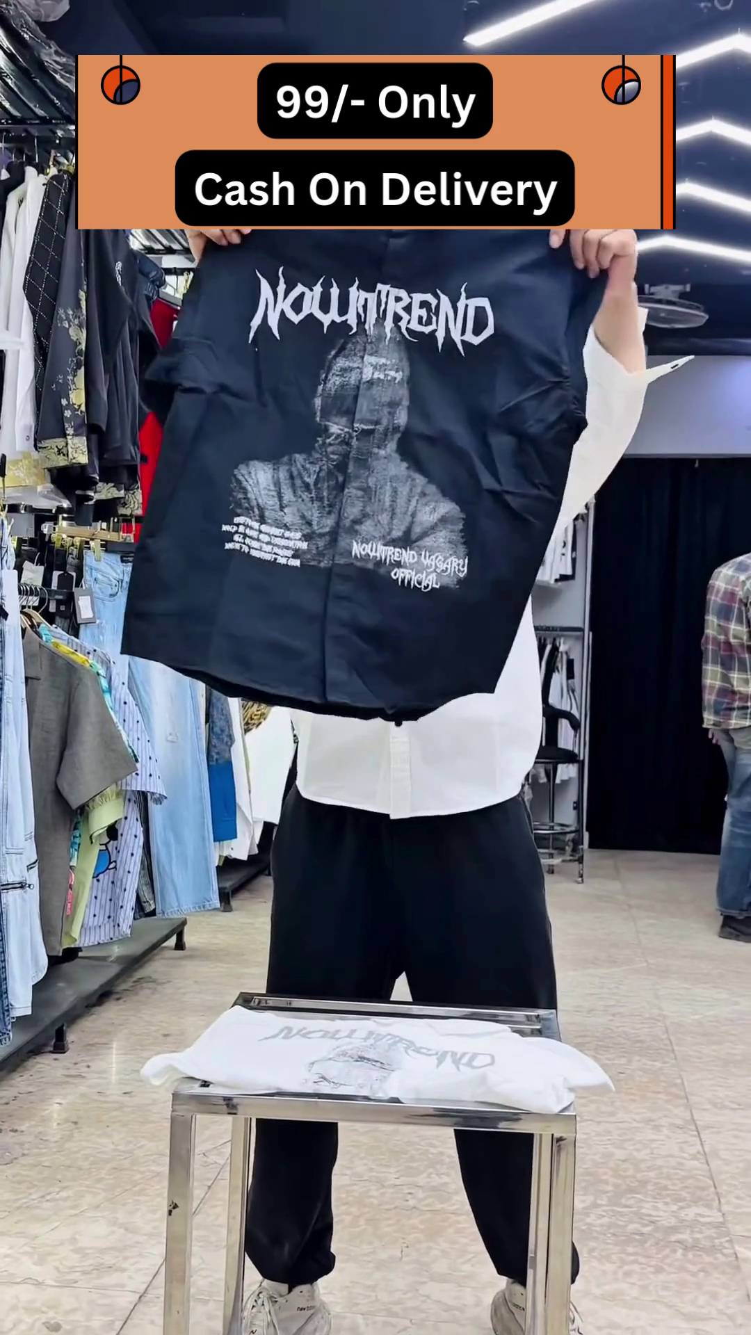 Trendy Cartoon Bear Printed Shirt – Casual Short Sleeve Button-Up for Men and Women