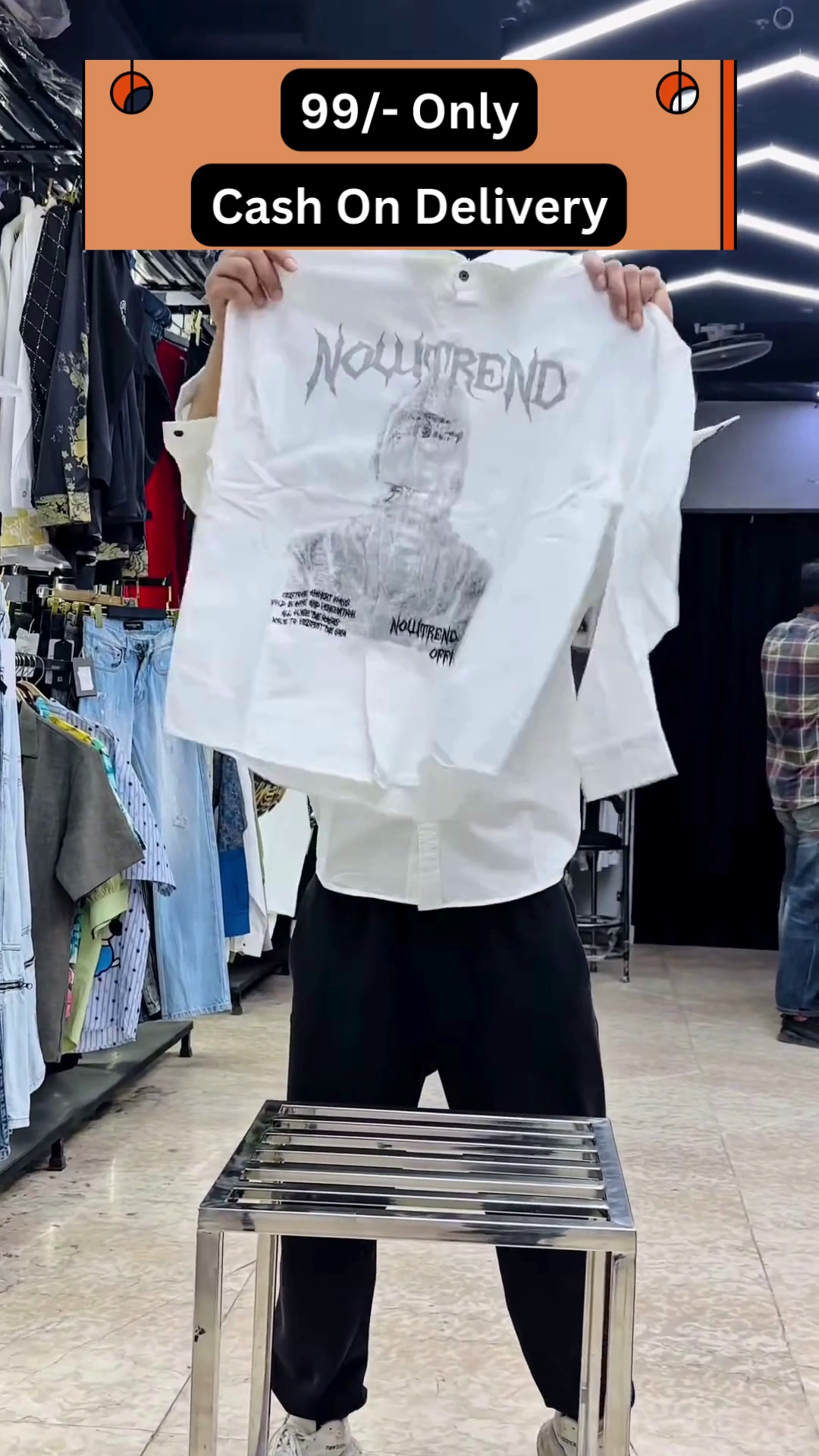 Trendy Cartoon Bear Printed Shirt – Casual Short Sleeve Button-Up for Men and Women